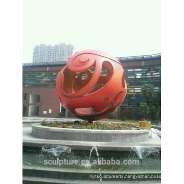 Shengfa stainless steel sphere hollow sculptures of sale metal